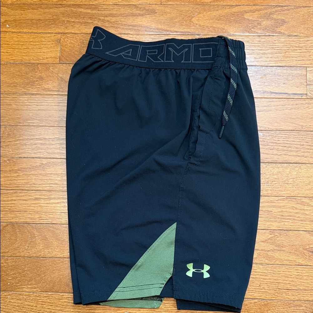 Under Armour Men's Athletic Shorts in Black and Olive